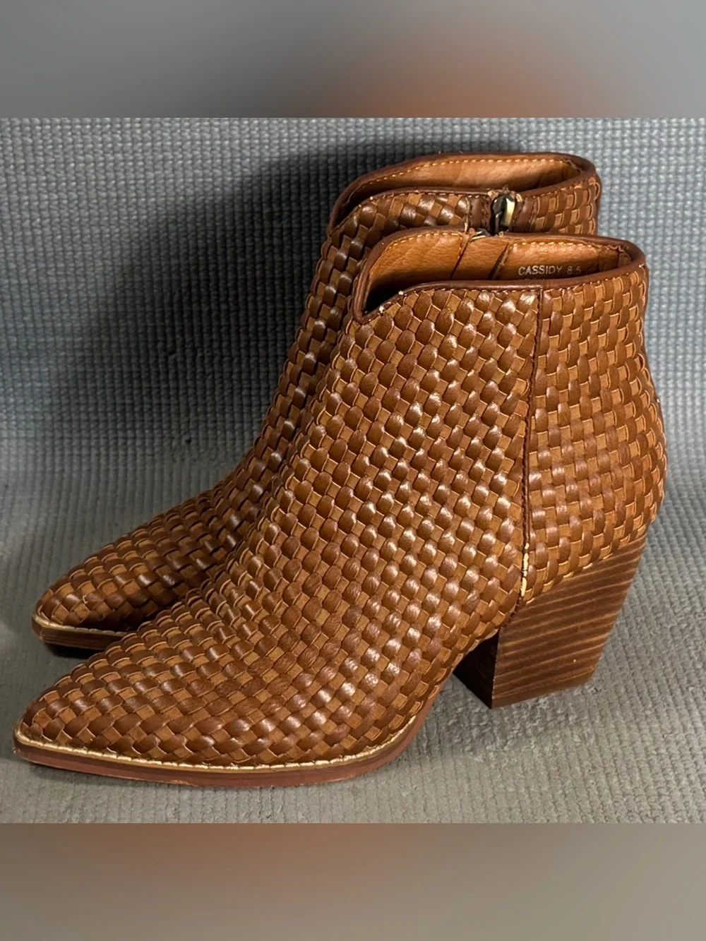 Vintage Havana Women’s Cassidy Woven High Ankle‎ Boots Size 8.5